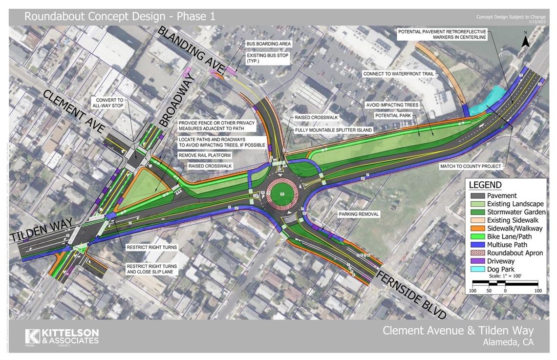 Redesigning the entry from the Fruitvale Bridge to Alameda